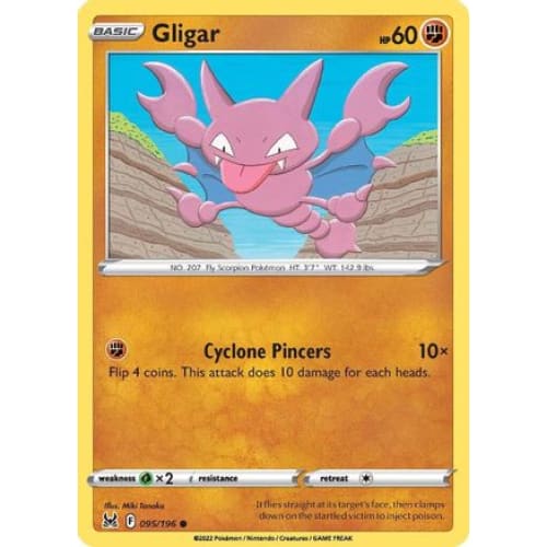 Gligar (095/196) Common Reverse Holofoil - Single