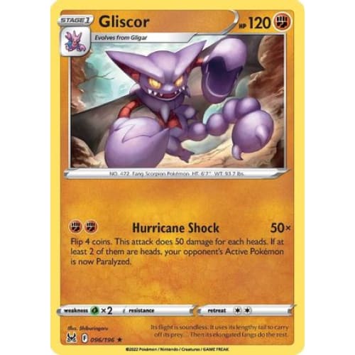 Gliscor (096/196) Rare Classic - Single