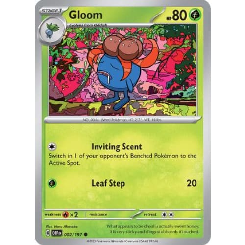 Gloom (002/197) Common Reverse Holofoil - Single
