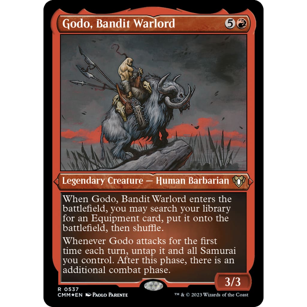 Godo Bandit Warlord (CMM-537) Etched Foil - Single