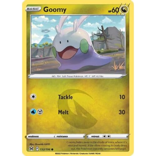 Goomy (132/196) Common Reverse Holofoil - Single