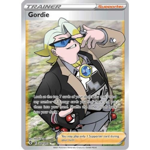 Gordie (201/203) Ultra Rare Holofoil - Single