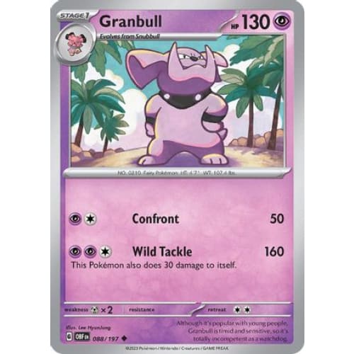 Granbull (088/197) Common Reverse Holofoil - Single