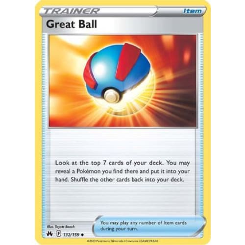 Great Ball (132) Uncommon Reverse Holofoil - Single