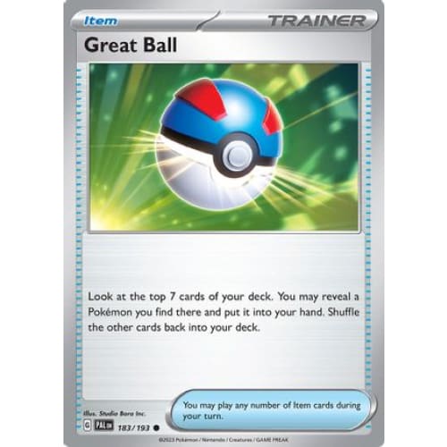 Great Ball (183) Common Reverse Holofoil - Single