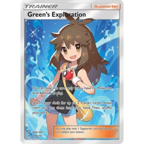 Green’s Exploration (209/214) Ultra Rare Holofoil - Single
