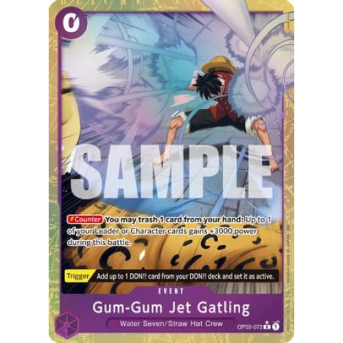 Gum-Gum Jet Gatling (Alternate Art) OP03-072 R Premium