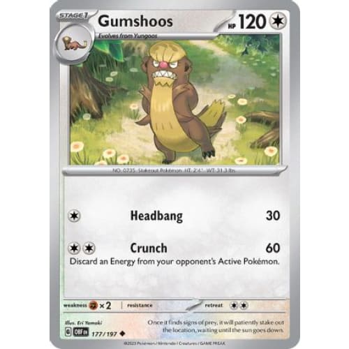 Gumshoos (177) Uncommon - Single