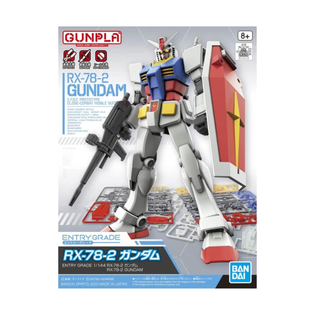 Gundam Entry Grade 1/144 RX-78-2 Model Kit