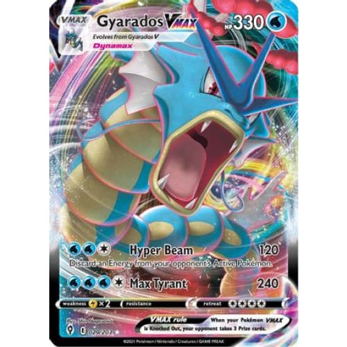 Gyarados VMAX (029/203) Holo Rare Holofoil - Single