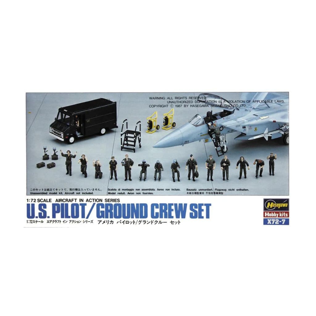 Hasegawa – 35007 (X72-7) U.S. Pilot/ground Crew Set