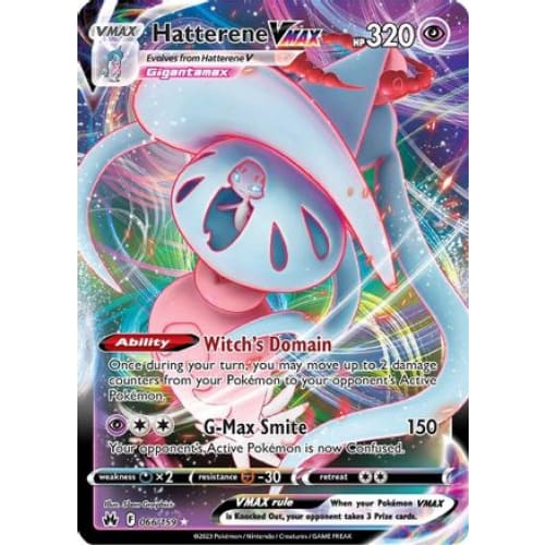 Hatterene VMAX (066) Ultra Rare Holofoil - Single