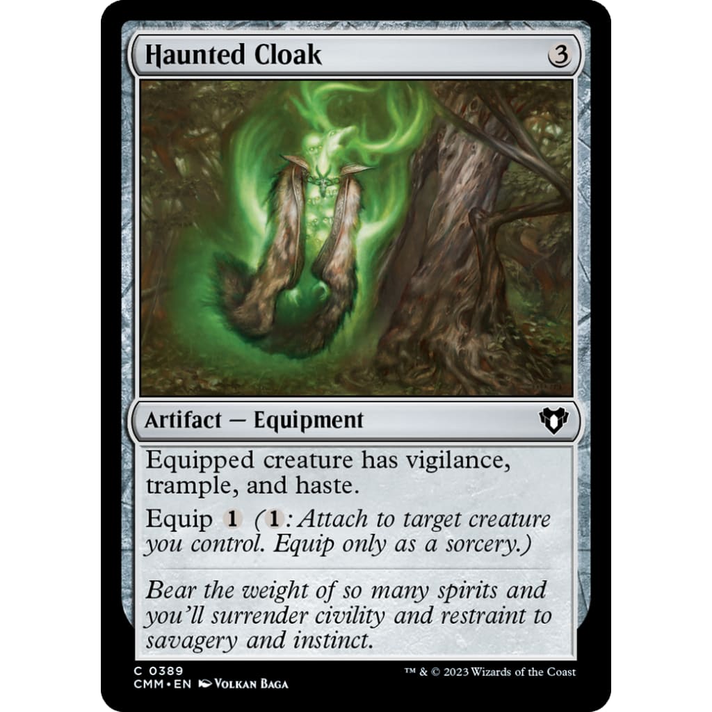Haunted Cloak (CMM-389) Foil - Single