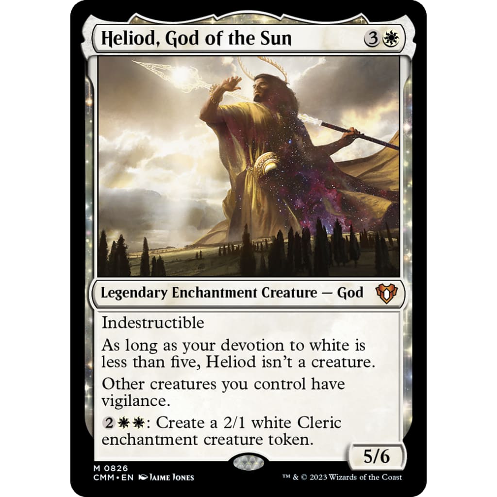 Heliod God of the Sun (CMM-826) - Single