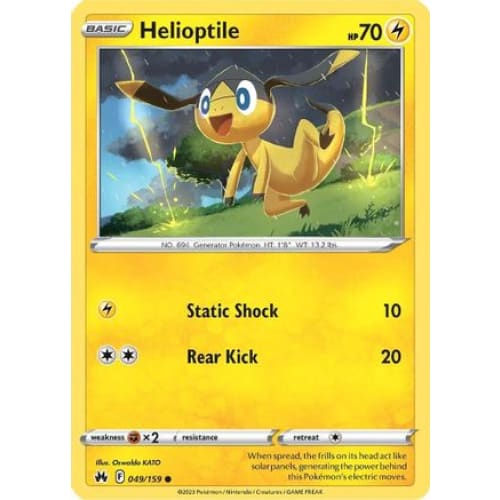 Helioptile (049) Common Reverse Holofoil - Single