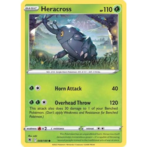 Heracross (008/189) Common Reverse Holofoil - Single
