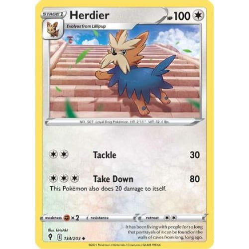 Herdier (134/203) Uncommon - Single