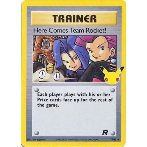 Here Comes Team Rocket! (15) Rare Holofoil - Single