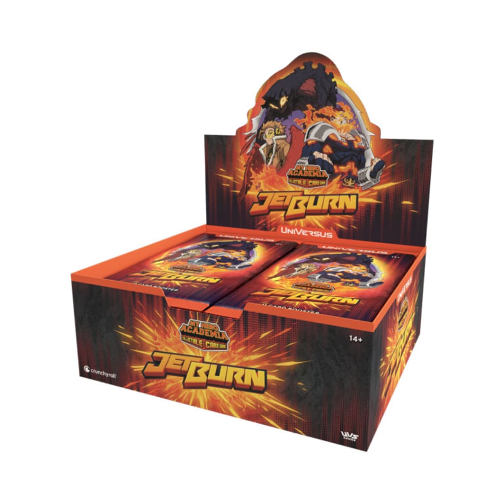 My Hero Academia: Jet Burn Booster Box - Universus: my Hero – Hobbiesville