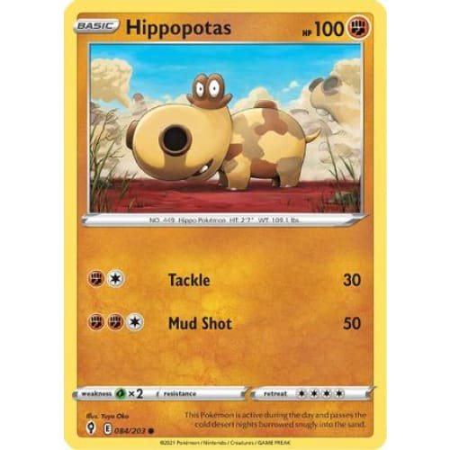 Hippopotas (084/203) Common - Single