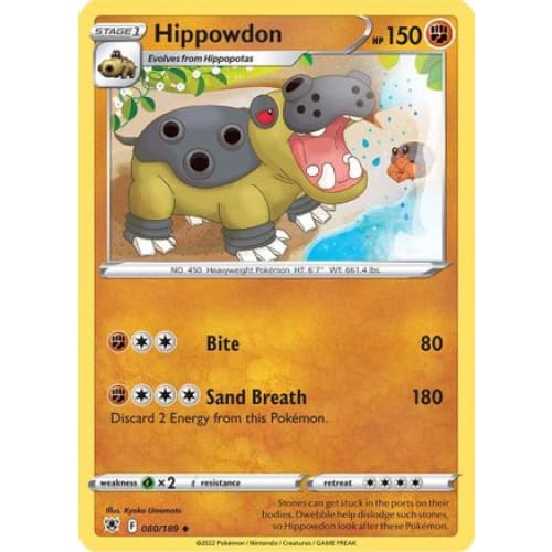 Hippowdon (080/189) Uncommon - Single