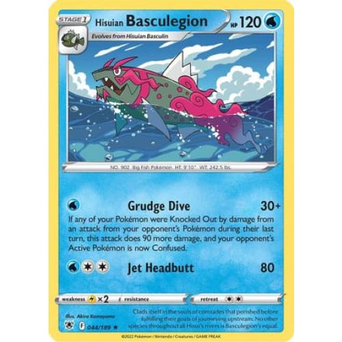 Hisuian Basculegion (044/189) Rare Classic - Single