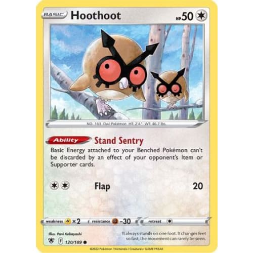 Hoothoot (120/189) Common - Single