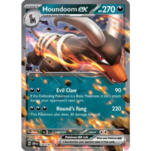 Houndoom ex (134/197) Double Rare - Single