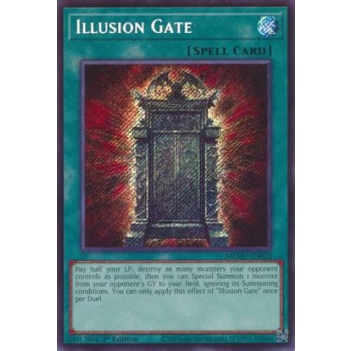 Illusion Gate - MZMU-EN023 Secret Rare 1st Edition - Single