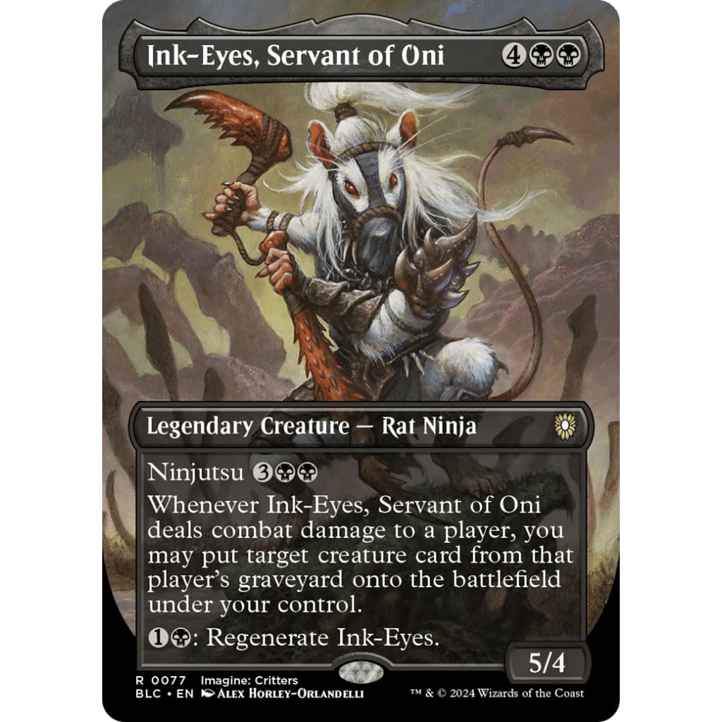 Ink-Eyes Servant of Oni (BLC-077) (Borderless) Foil - Single