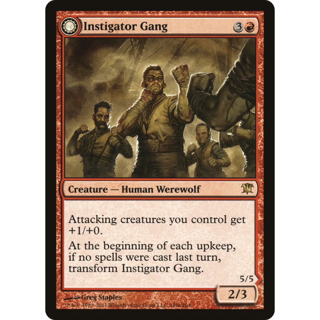 Instigator Gang // Wildblood Pack (isd-149): (double Faced – Hobbiesville