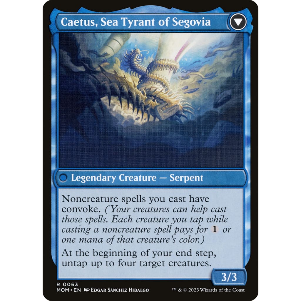 Invasion of Segovia // Caetus Sea Tyrant (MOM-063) - Single