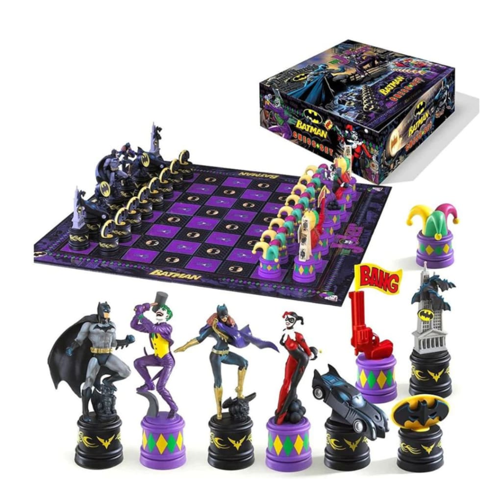 The Joker vs Batman Chess Set