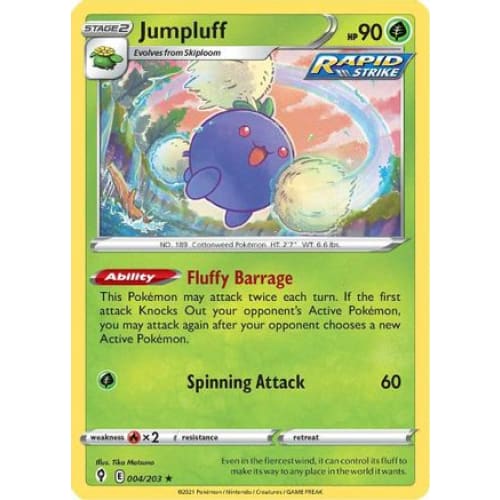 Jumpluff (004/203) Holo Rare Reverse Holofoil - Single