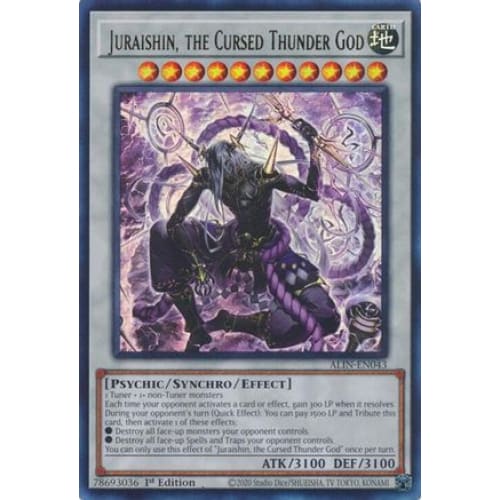 Juraishin the Cursed Thunder God - ALIN-EN043 Ultra Rare