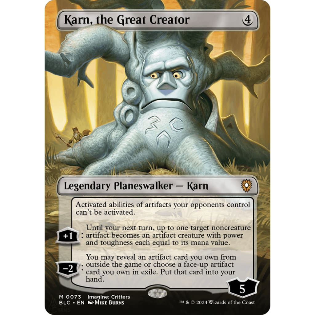 Karn the Great Creator (BLC-073) (Borderless) - Single