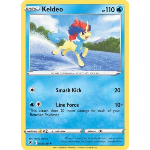 Keldeo (045/189) Holo Rare Holofoil - Single