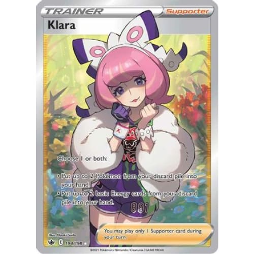 Klara (194/198) Ultra Rare Holofoil - Single