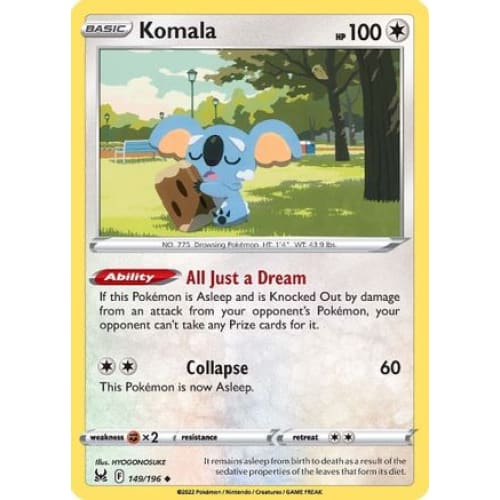 Komala (149/196) Uncommon Reverse Holofoil - Single