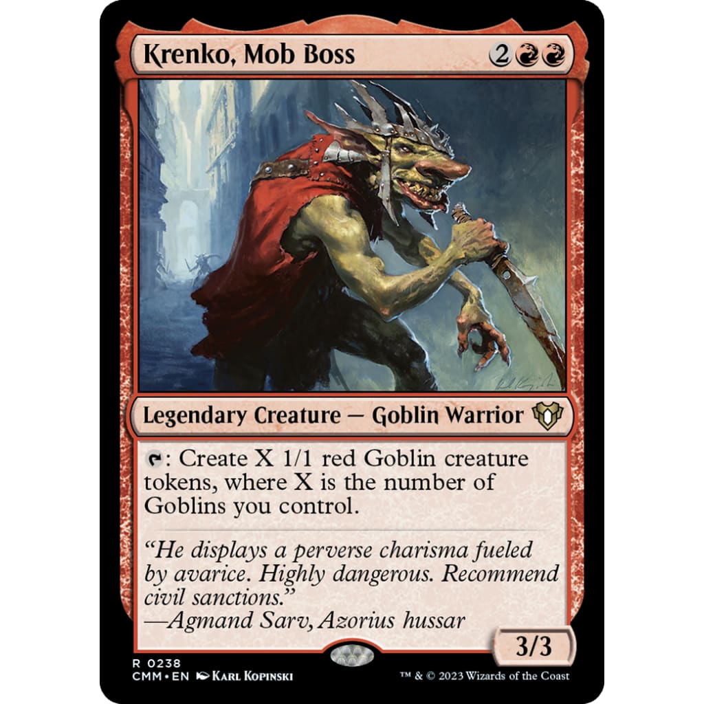 Krenko Mob Boss (CMM-238) - Single