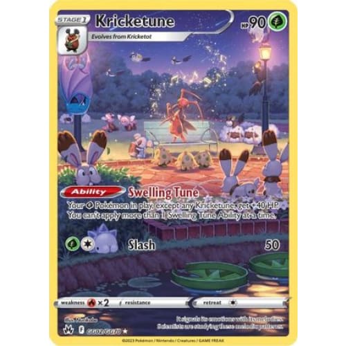 Kricketune (GG02) Holo Rare Holofoil - Single