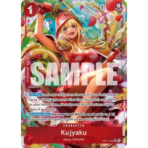 Kujyaku (Alternate Art) OP11-004 SR A Fist of Divine Speed