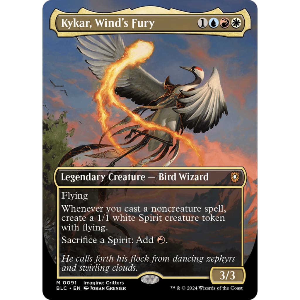 Kykar Wind’s Fury (BLC-091) (Borderless) Foil - Single