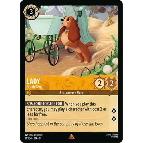Lady - Family Dog (11/204) - Reign of Jafar - Single