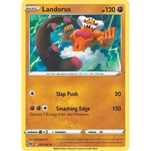 Landorus (105/196) Rare Classic - Single