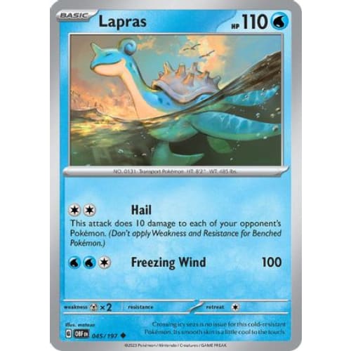 Lapras (045/197) Uncommon - Single