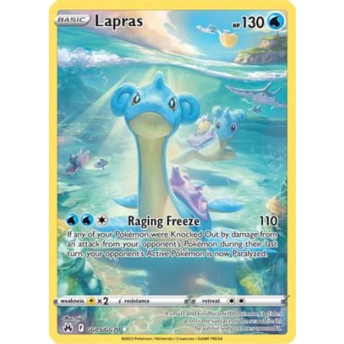Lapras (GG05) Holo Rare Holofoil - Single