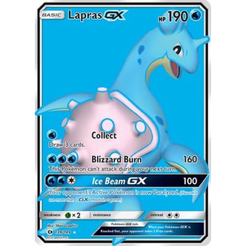 Lapras-GX (139/149) Ultra Rare Holofoil - Single