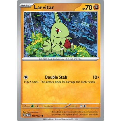Larvitar (110) Common Reverse Holofoil - Single