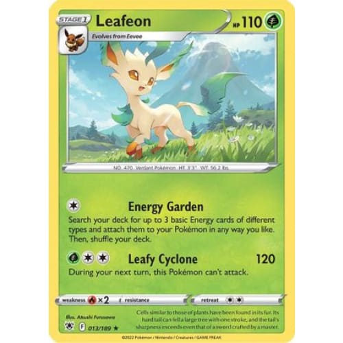 Leafeon (013/189) Rare Classic Reverse Holofoil - Single